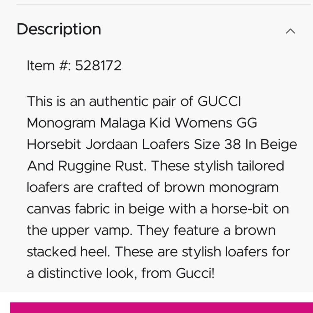 Gucci Beige Monogram Loafers for Women - Picture 9 of 9